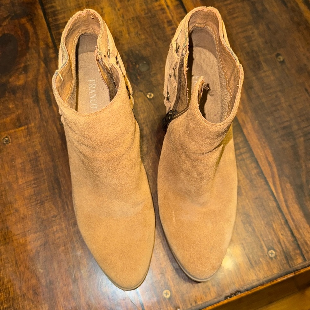 Franco Fortini Carly Heeled Boots Size 6.5 Women's